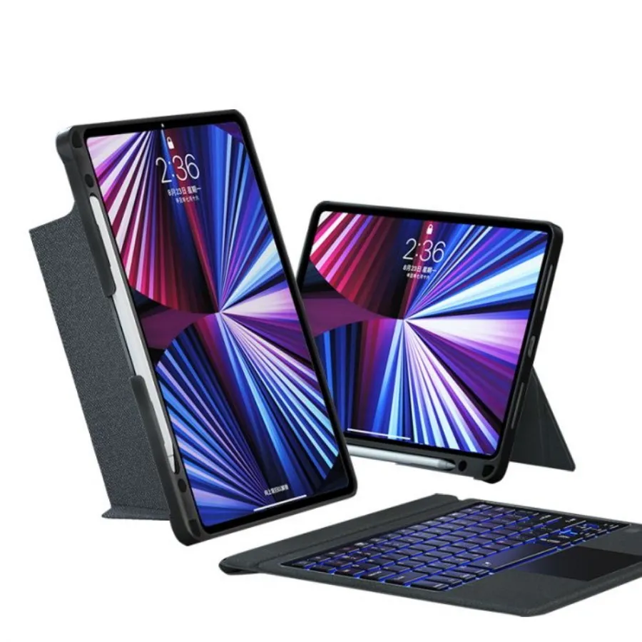 Чехол-клавиатура WIWU Mag Touch Keyboard для Apple iPad Pro 13 2024 русская раскладка черный 7000₽