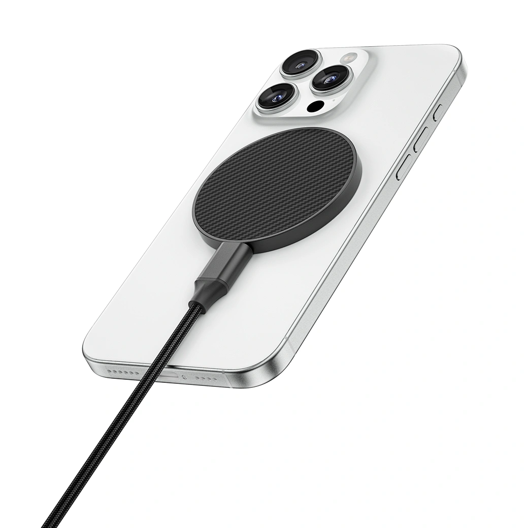 Беспроводное зарядное устройство WIWU Aramid 15W для смартфона Wi-W034 черный 2200₽