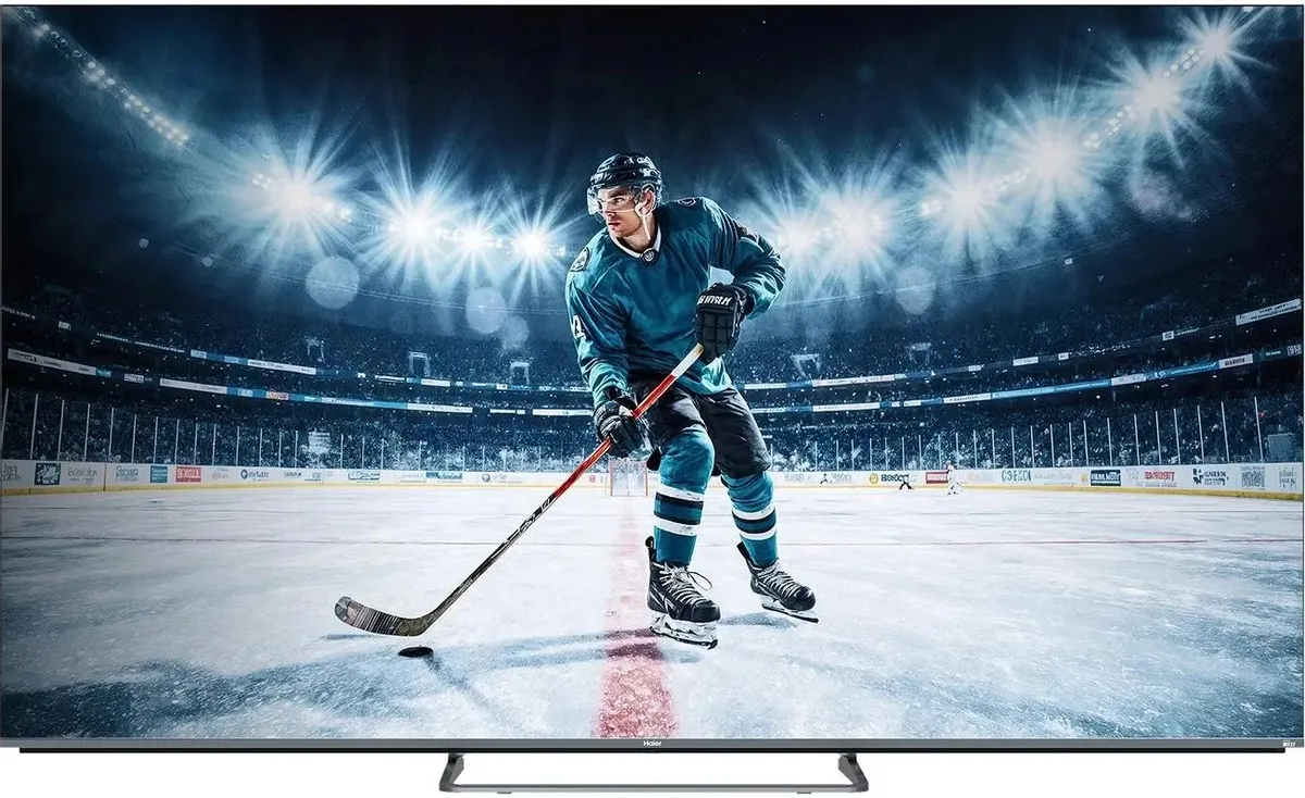 Телевизор Haier, 85", Mini LED 4K UHD, 60 Гц, Smart TV (Android TV), серебристый
