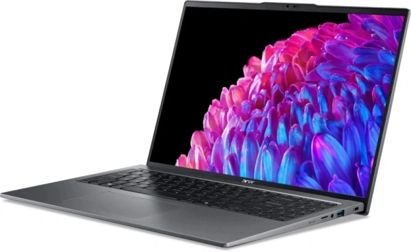 Ноутбук Acer Swift Go 16 SFG16-72-787A (16" IPS, Intel Core Ultra 7 155H, 32Gb, 1Tb SSD, Intel Arc, Windows 11 Home) (Серый) — фото 4