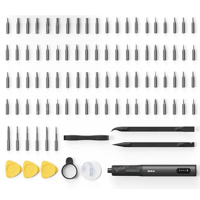 Электрическая отвертка Xiaomi DUKA Е3 Electric Screwdriver Set 95 в 1 (черный)