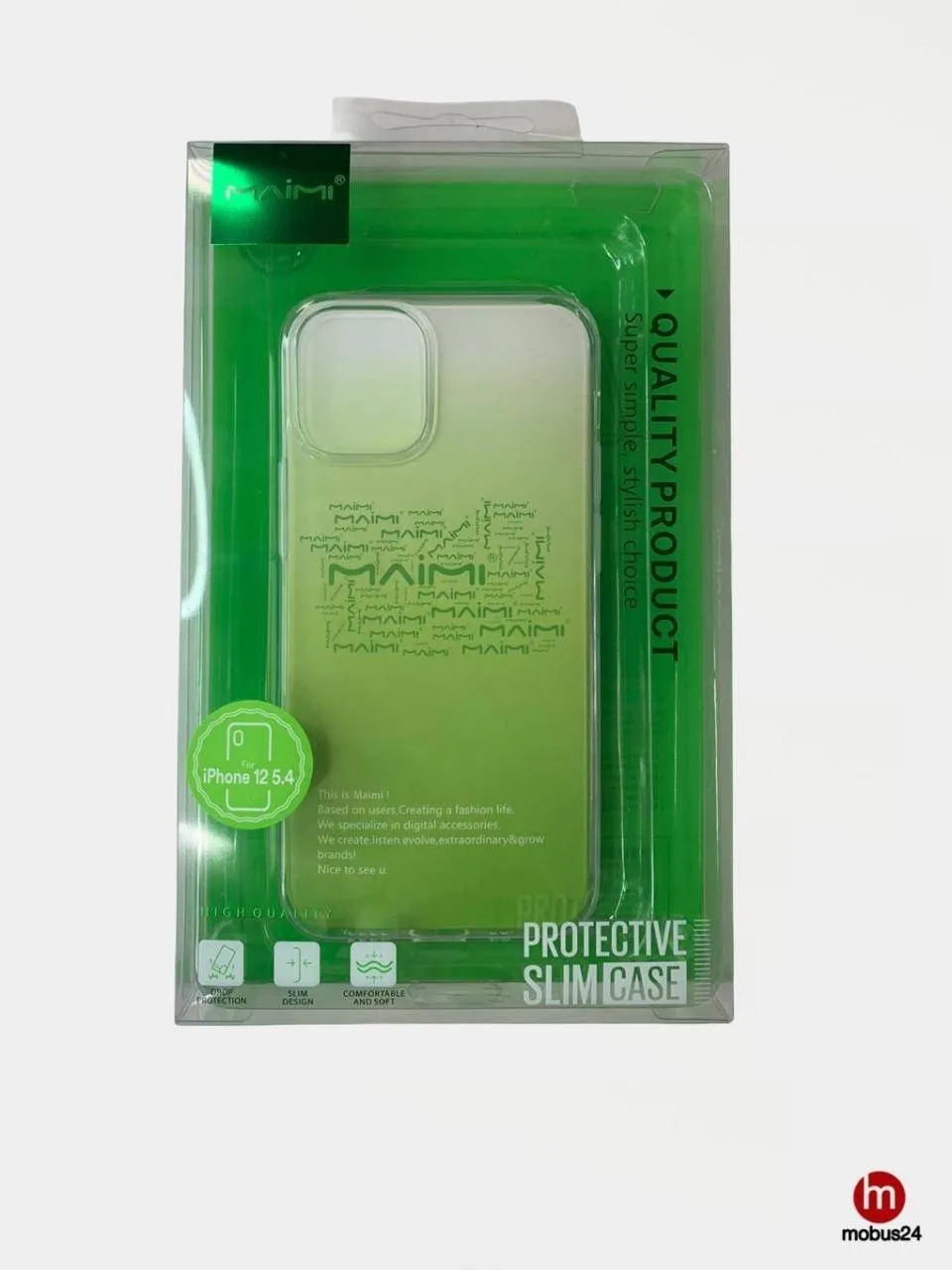 фото Чехол-накладка Maimi Protective Slim Case TPU для iPhone 12 Pro Max силиконовый (прозрачный)