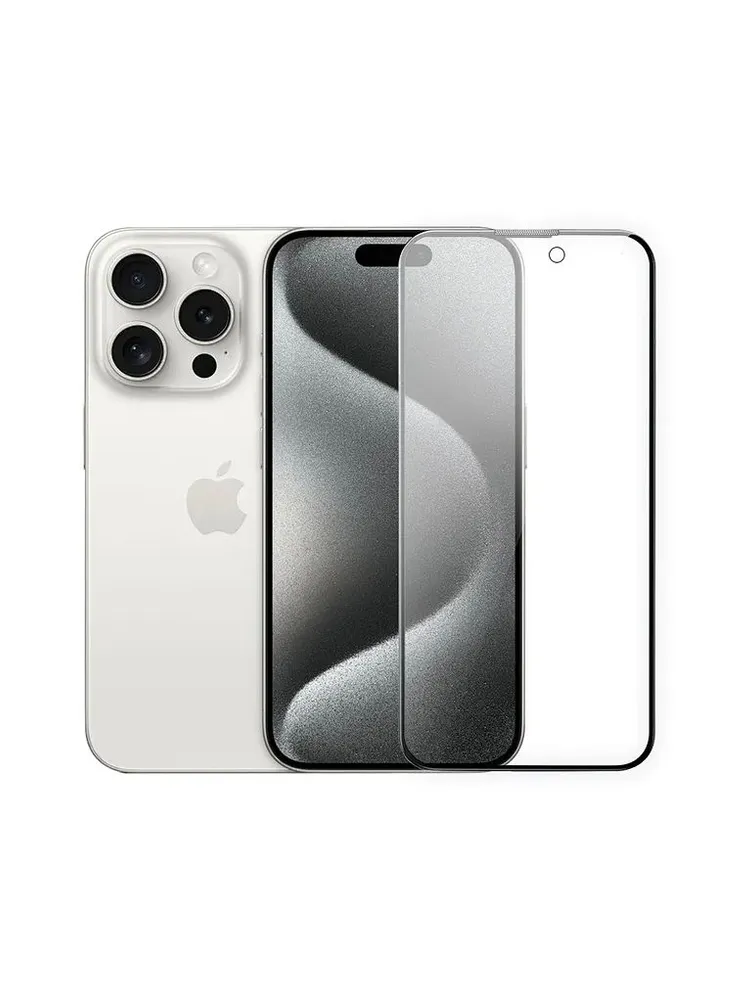 Комплект защиты 3 в 1 Wiwu (WI-IP001) для Apple iPhone 15 Pro (чехол/стекло/стекло для камеры)