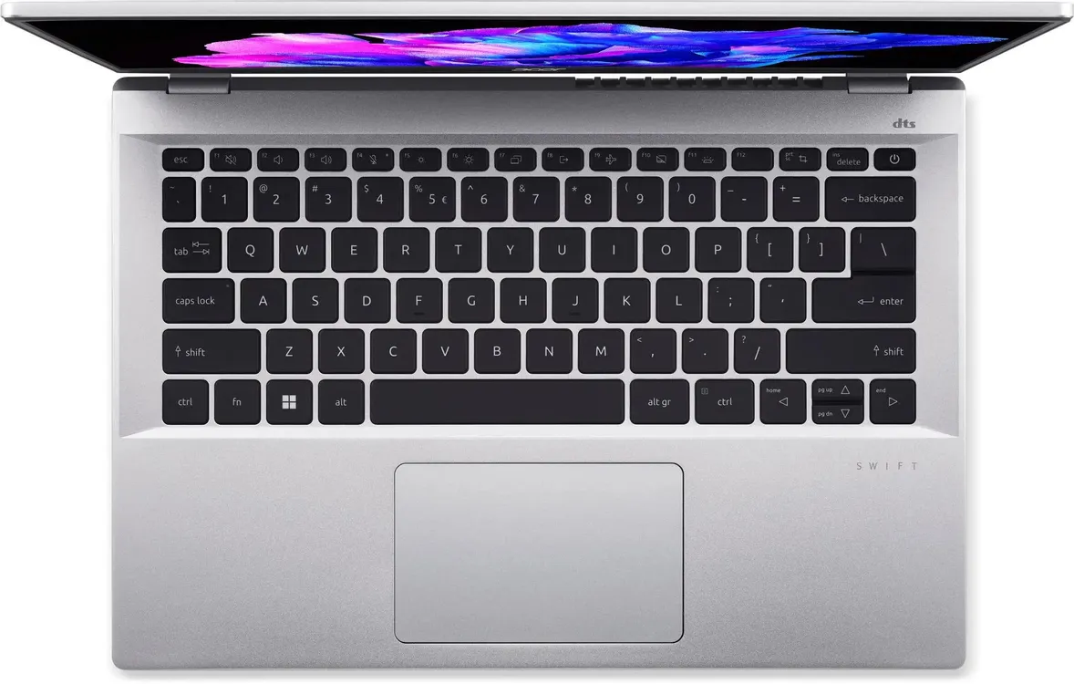 Ноутбук Acer Swift Go 14 SFG14-73-70EH серебристый NX.KSGCD.002 (14" 2.8K OLED, Intel Core Ultra 7 155H, 16Gb, 1Tb SSD, Intel Arc, Windows 11 Home) (С — фото 3