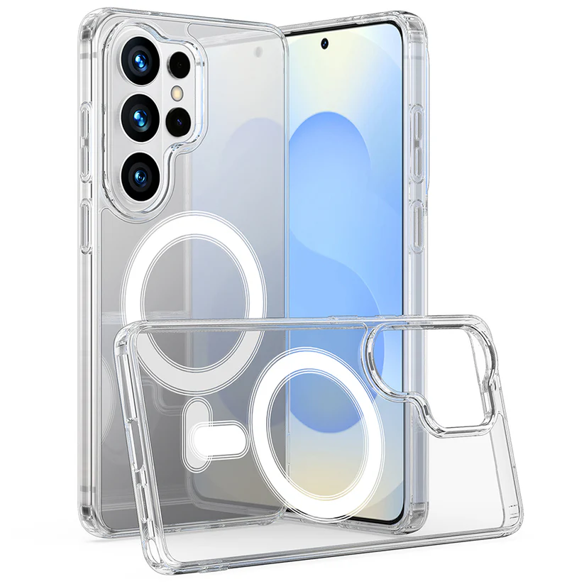 фото Чехол-накладка Kzdoo Iceguard Magsafe для Samsung Galaxy S26 Ultra пластиковый (прозрачный)
