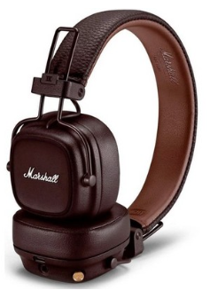 фото Беспроводные Bluetooth стерео-наушники Marshall Major V (Brown)