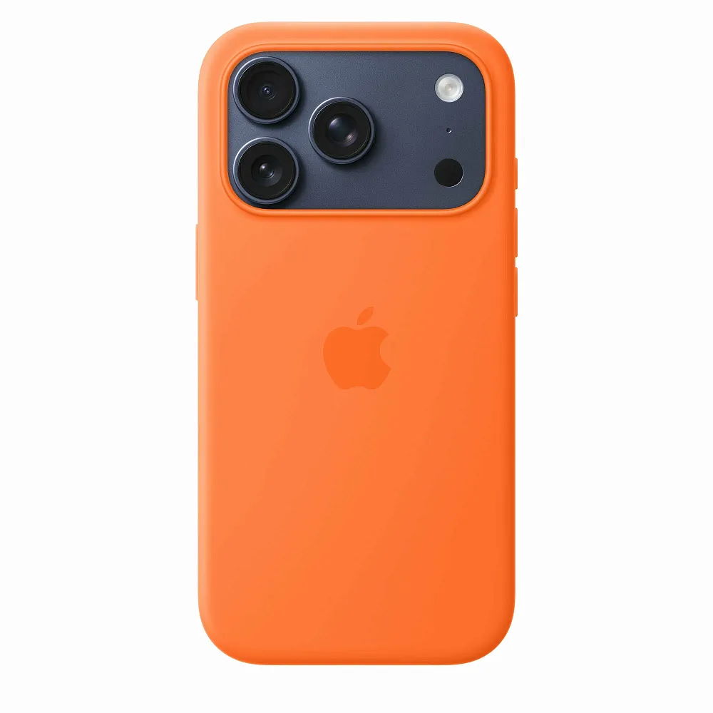 фото Чехол-накладка Silicone Case Series для iPhone 17 Pro (оранжевый)