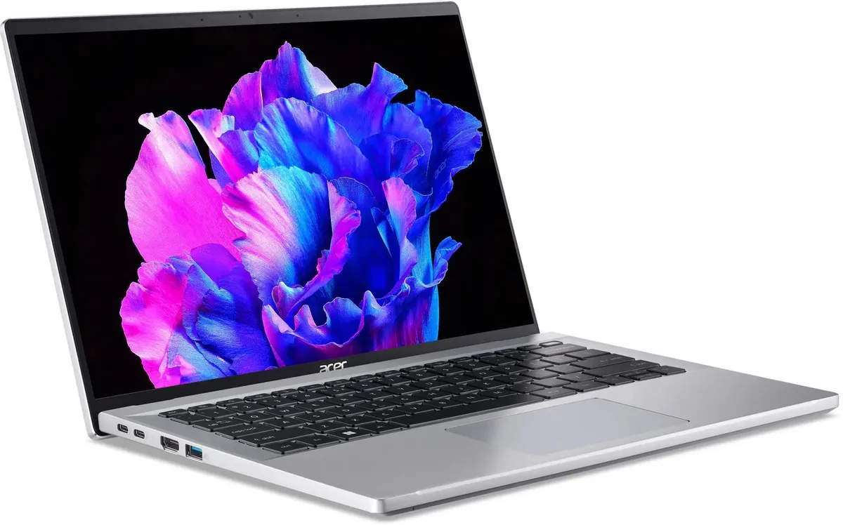 Ноутбук Acer Swift Go 14 SFG14-73-70EH серебристый NX.KSGCD.002 (14" 2.8K OLED, Intel Core Ultra 7 155H, 16Gb, 1Tb SSD, Intel Arc, Windows 11 Home) (С — фото 5