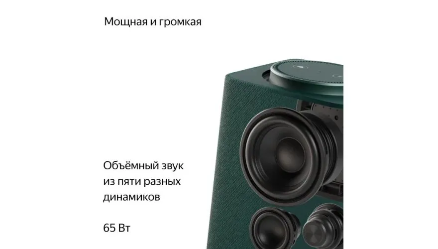 фото Умная колонка Яндекс.Станция Макс с Zigbee (YNDX-00053Z) (Зеленый)