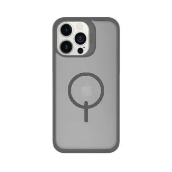 фото Чехол-накладка Zagg Hampton Snap Magsafe для iPhone 14 пластиковый (матовый серый)