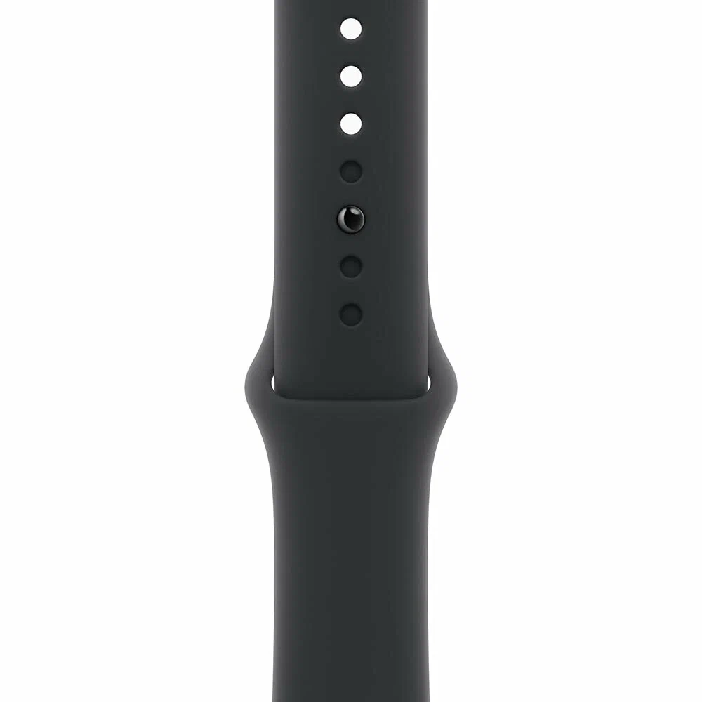 Apple Watch Series 11 42mm Space Grey Aluminium Case with Black Sport Band (S/M)