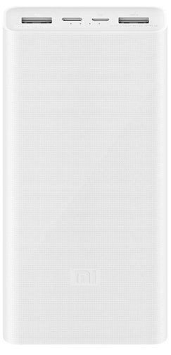 Универсальный внешний аккумулятор Xiaomi Mi Power Bank 3 20000 mAh (PLM18ZM) (белый)