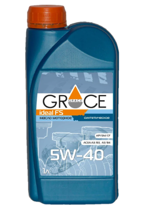 Синтетическое моторное масло GRACE Lubricants Ideal FS 5W-40, 1 л