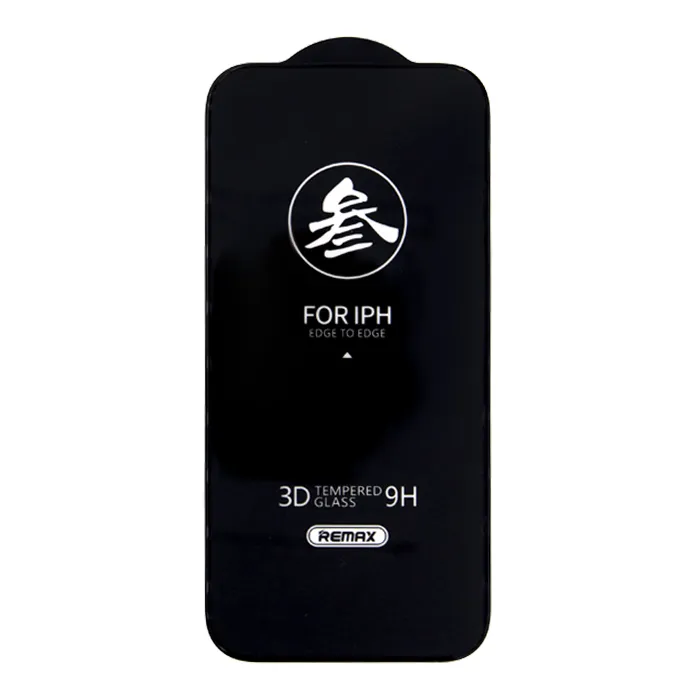 фото Защитное стекло Remax Tempered Glass 3D 9H для Apple iPhone 14 Pro цветное (черный)