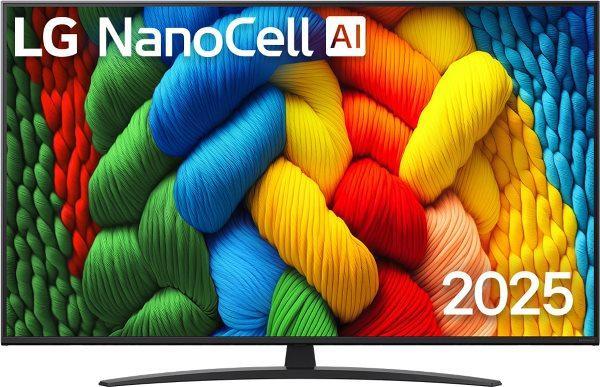 Телевизор LG 55NANO81A6A, 55", DLED 4K UHD, 60 Гц, Smart TV (webOS)