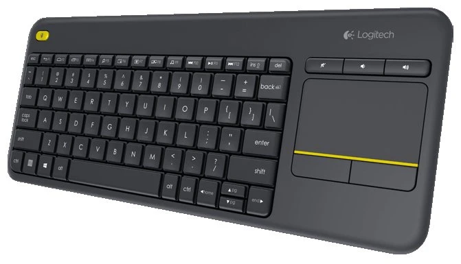 фото Клавиатура Logitech K400 Touch Plus, беспроводная (радио), чёрный