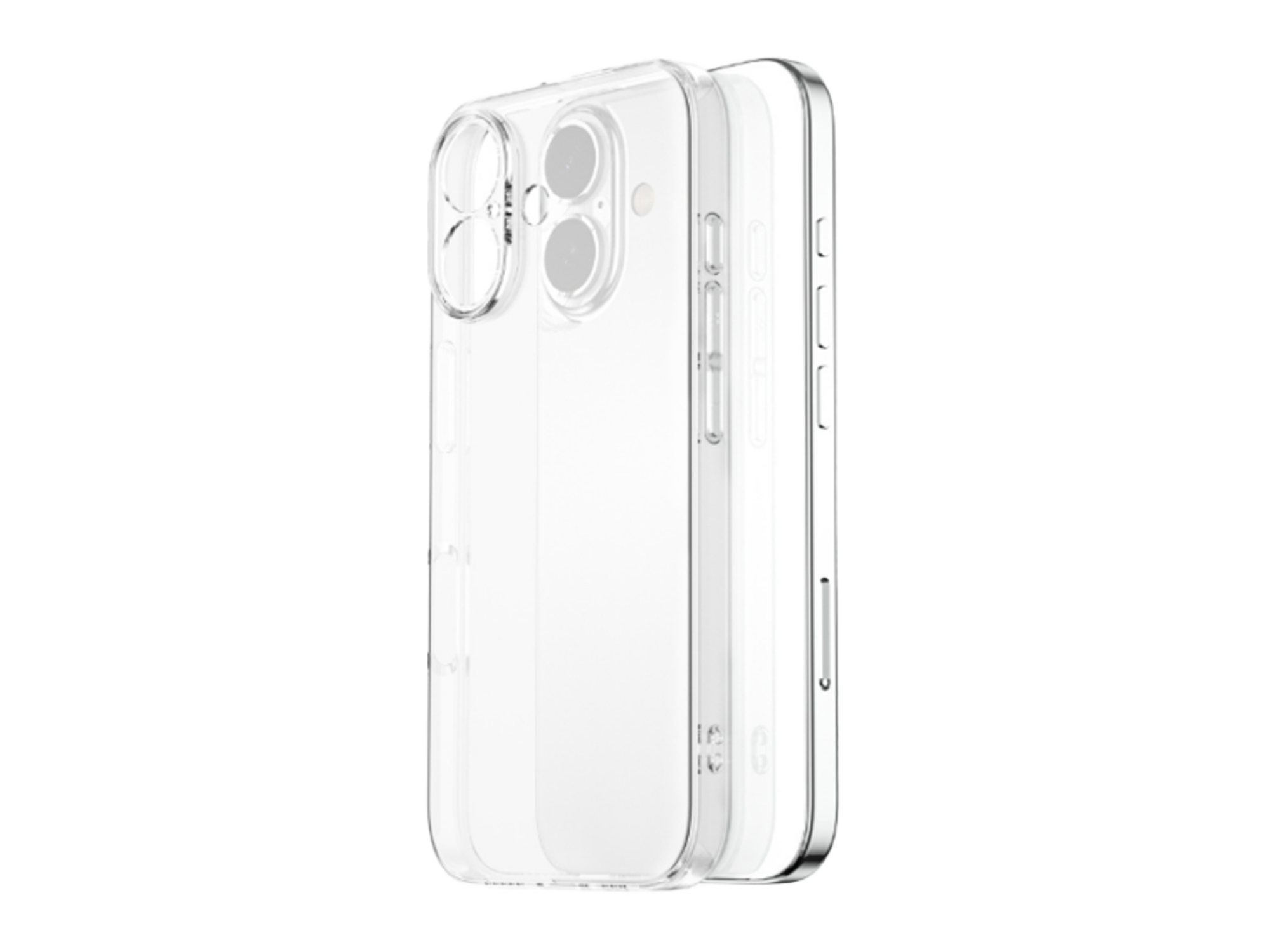 Чехол-накладка Wiwu iShield One (ZCC-108) для Apple iPhone 16 силиконовый (прозрачный)