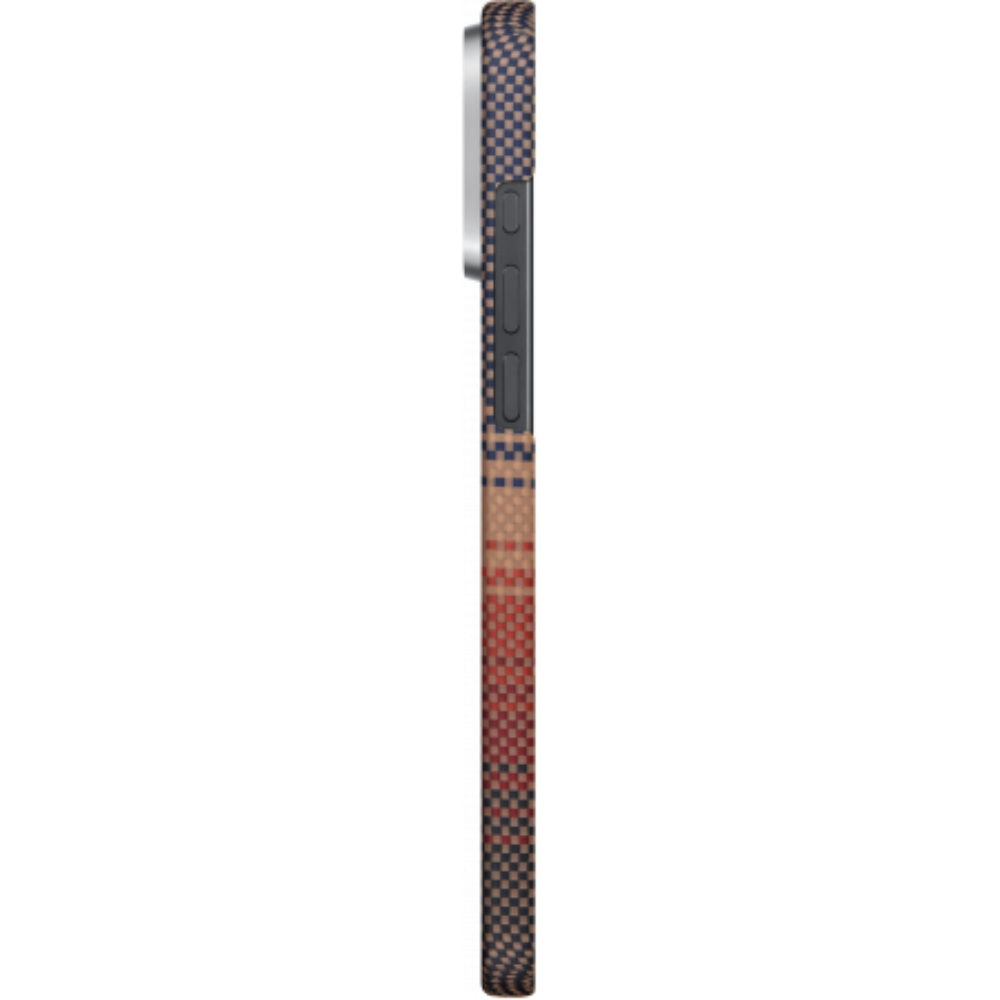 фото Чехол PITAKA Ultra-Slim Case для iPhone 16 Pro Max карбоновый кевлар (арамид) Sunset