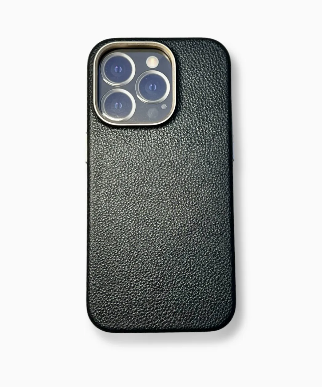 фото Чехол-накладка Comma Legend Series Magnetic Case для iPhone 14 Pro натуральная кожа (черный/розовое золото)