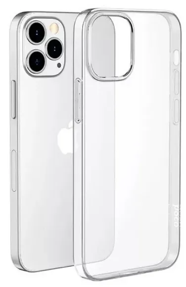фото Чехол-накладка Hoco Light Series TPU для iPhone 15 Plus силиконовый (прозрачный)
