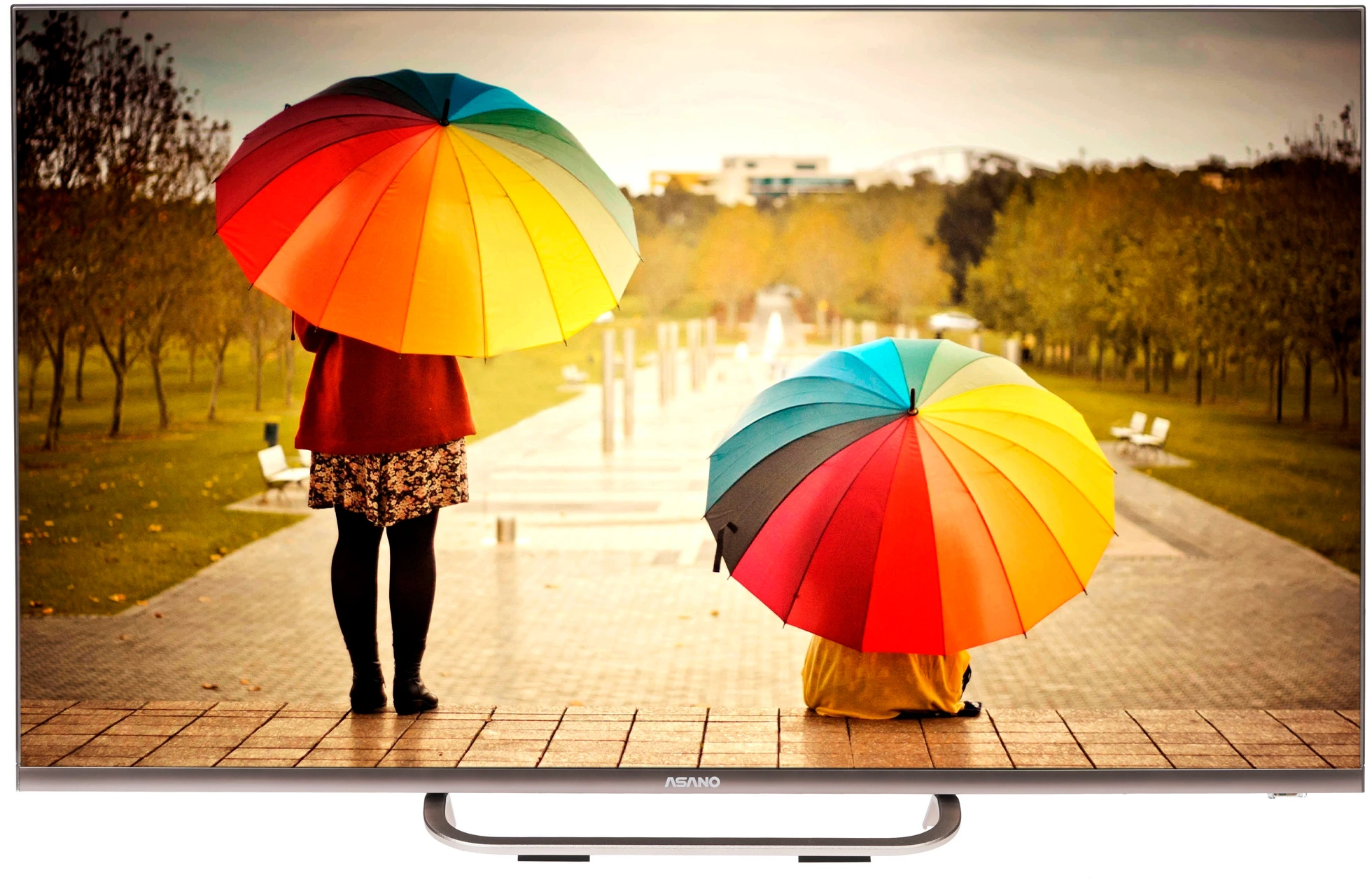 Телевизор Asano 43LF1202T бежевый, 43", LED FHD, 60 Гц