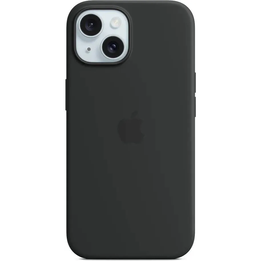 Чехол-накладка Silicone Case Series для Apple iPhone 15 (черный) купить в  Москве! Цена, фото, характеристики, отзывы.