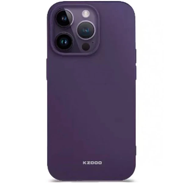 фото Чехол-накладка Kzdoo Mag iCoat MagSafe Series для iPhone 14 Pro Max силиконовый (фиолетовый)