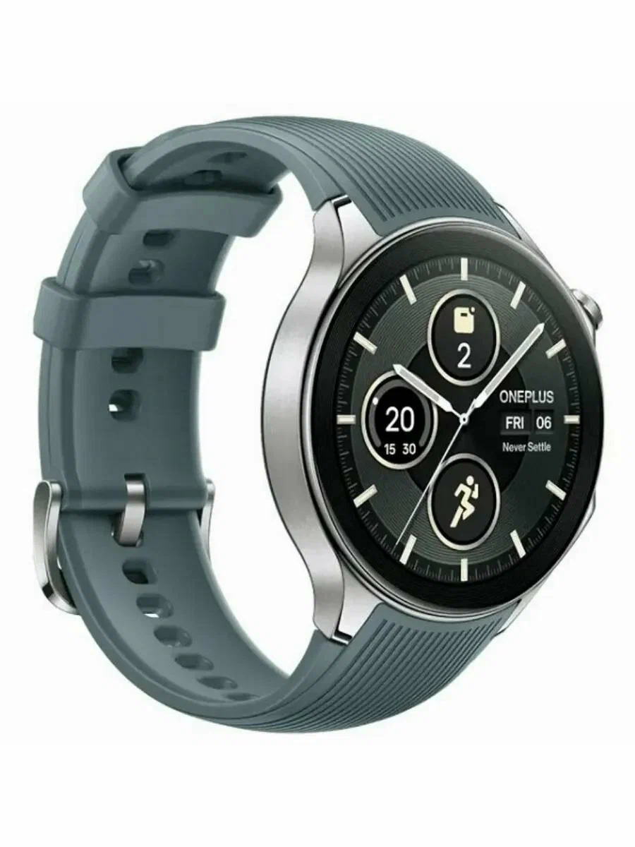 фото Смарт-часы OnePlus Watch 2 (Radiant Steel) (OPWWE231)