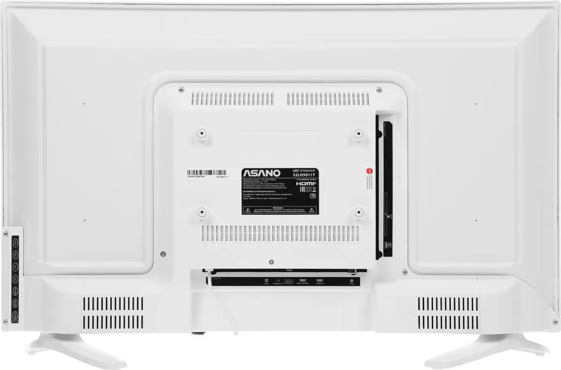 Телевизор Asano 32LH5011T, 32", LED HD, 60 Гц, Smart TV (Салют ТВ), белый — фото 3