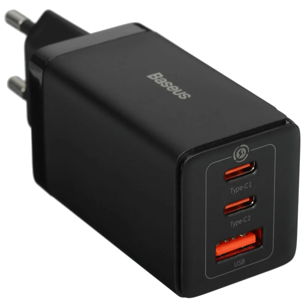 фото Сетевое зарядное устройство Baseus GaN5 Pro Digital Fast Charger 160W USB/2xType-C (P10110825113-00) (черный)