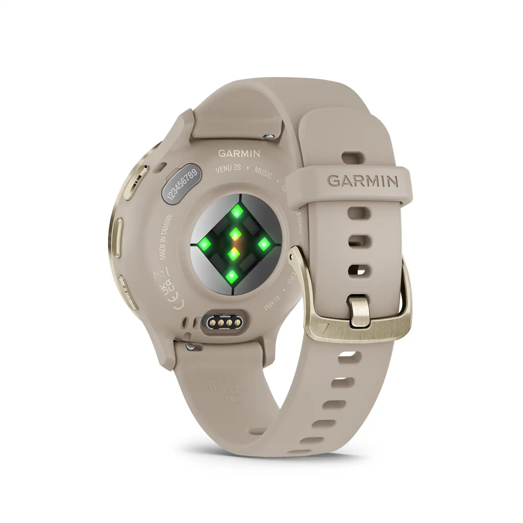фото Смарт-часы Garmin Venu 3s Soft Gold French Gray Silicone (010-02785-02)