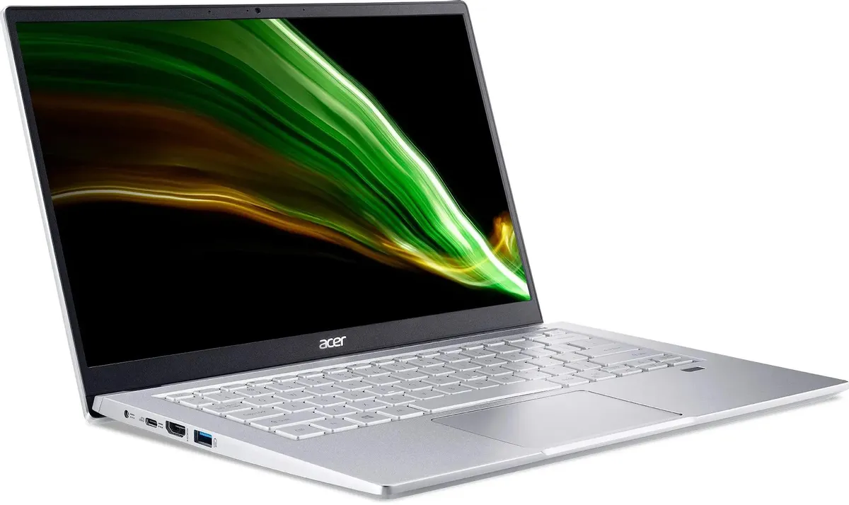Ноутбук Acer Swift 3 SF314-43 (14" IPS, AMD Ryzen 7 5700U, 16Gb, 512Gb SSD, AMD Radeon, noOS) (Серебристый) — фото 4
