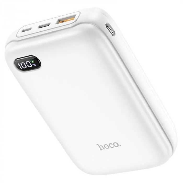 фото Внешний аккумулятор Hoco Q2 Galax 10000mAh 20W USB/MicroUSB/Type-C (белый)