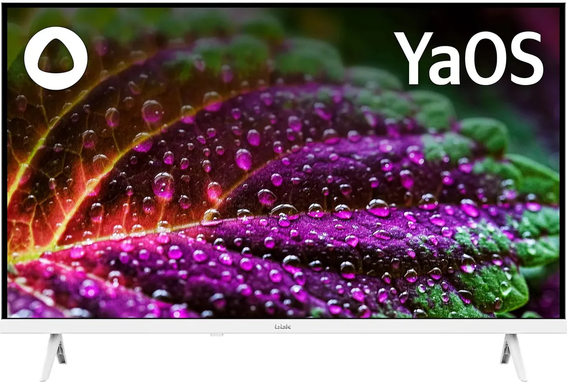 Телевизор BBK 32LEX-7244/TS2C, 32", DLED HD, 60 Гц, Smart TV, белый
