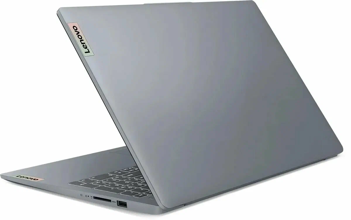 фото Ноутбук Lenovo IdeaPad Slim 3 15IRH8 83EM000CLK (Ryzen 5 13420H/8GB/512GB SSD/15.6"/1920x1080/UHD Graphics/No OS) Серый