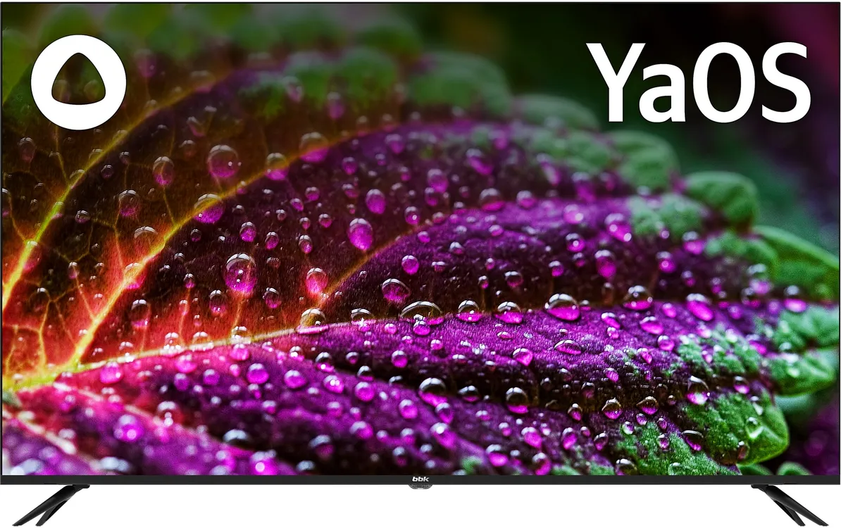 Телевизор BBK 55LEX-8215/UTS2C, 55", LED 4K UHD, 60 Гц, Smart TV