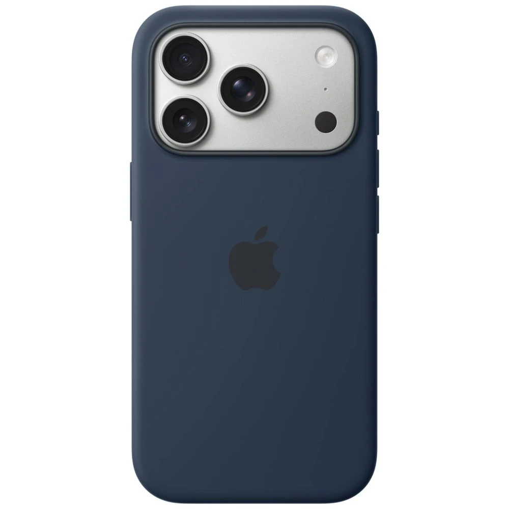 Чехол-накладка Silicone Case with MagSafe/Camera Control для iPhone 17 Pro Max (Anchor Blue)