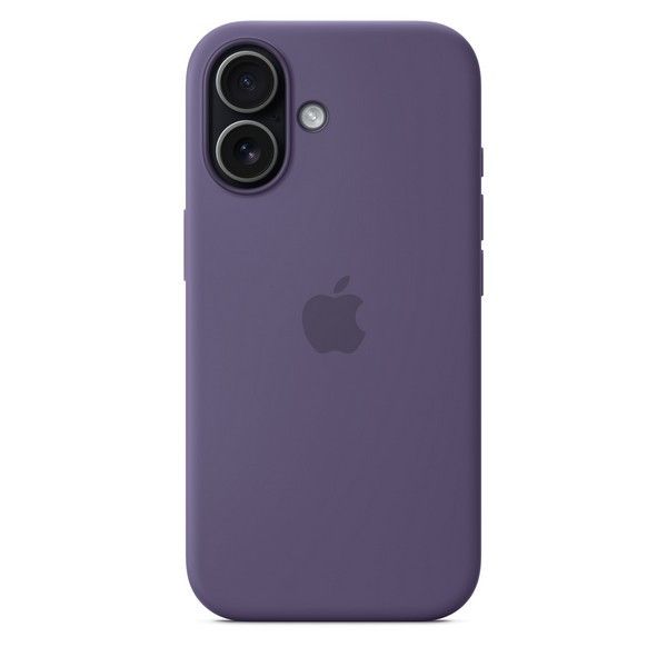 фото Чехол-накладка Silicone Case with MagSafe/Camera Control для iPhone 17 (Purple Fog)