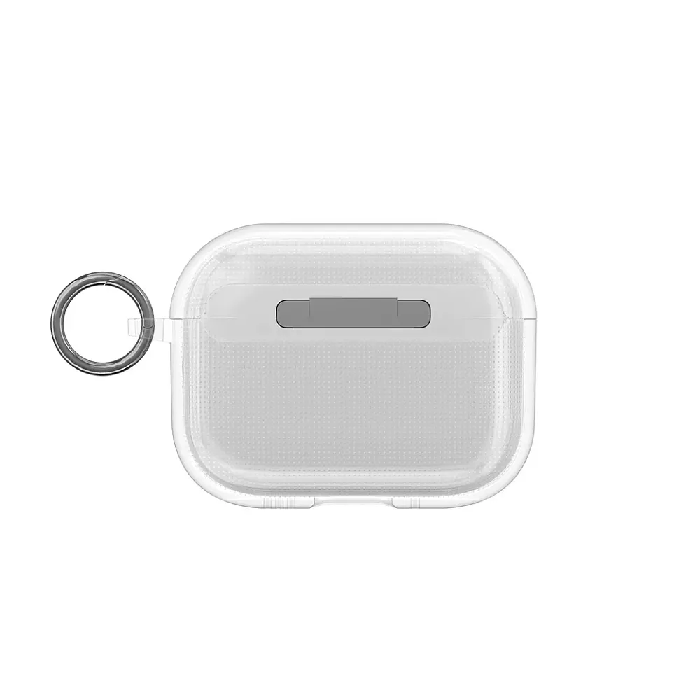 фото Чехол WiWU iShield Pro для AirPods Pro 3 силиконовый с карабином (HC-301) (прозрачный)