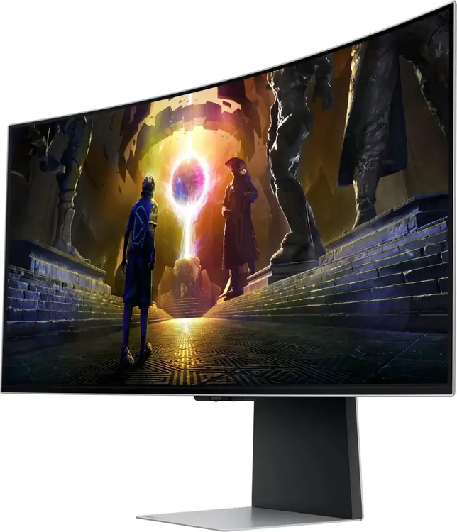 Монитор Samsung Odyssey G8 S34DG852SI, 34", OLED 3440×1440, 175 Гц, 0.03 мс, изогнутый — фото 2