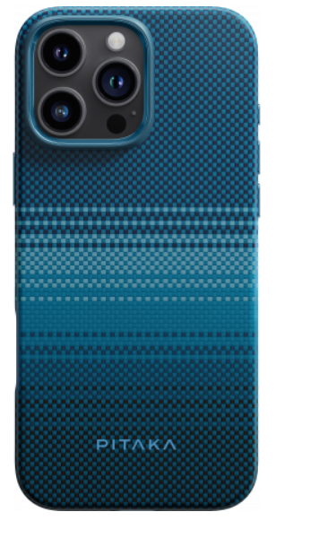 Чехол PITAKA Military-Grade MagEZ Pro 4 для iPhone 16 Pro карбоновый (арамид) Moonrise