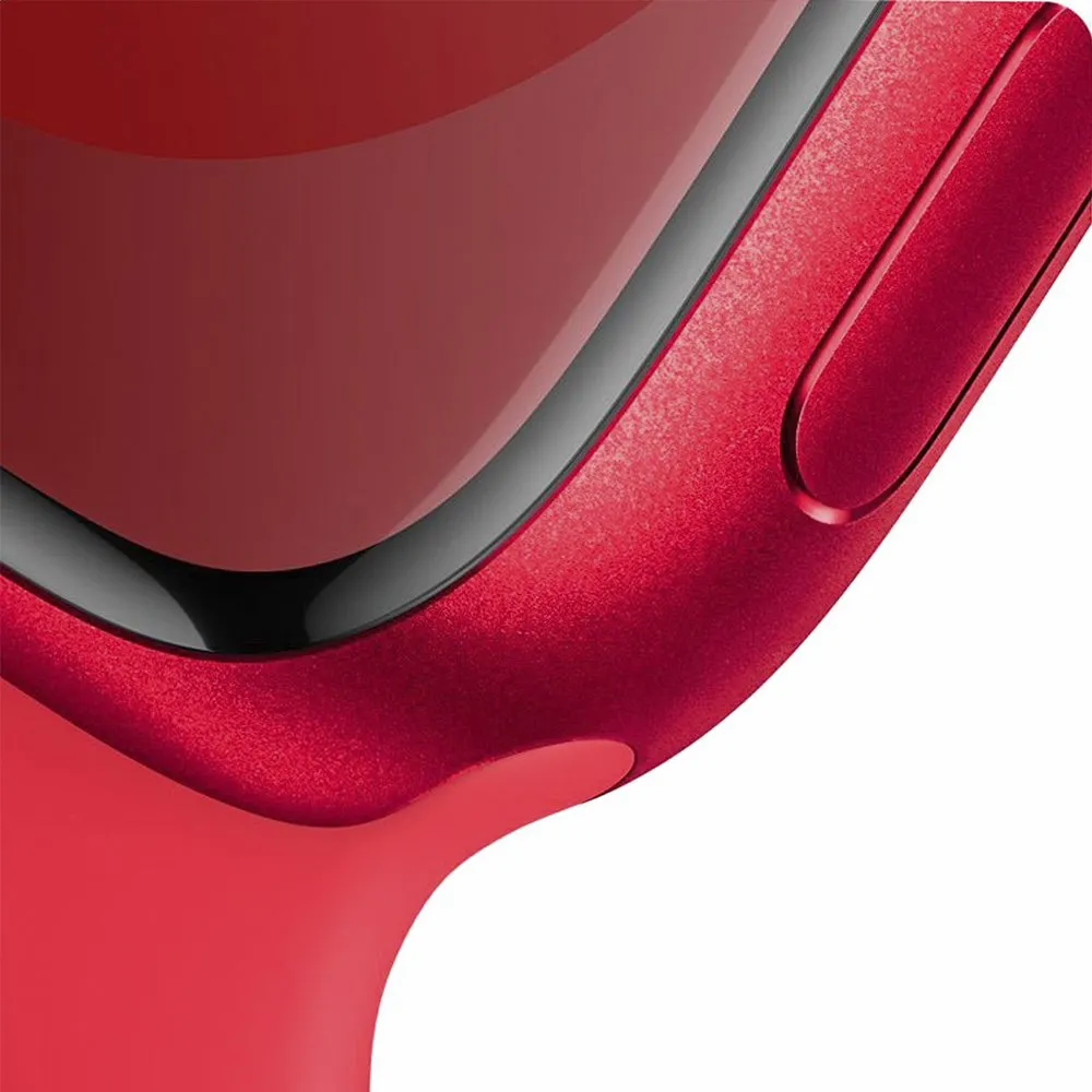 Apple Watch Series 9 45mm (GPS) Red Aluminum Case with Red Sport Band (S/M) (MRXJ3)