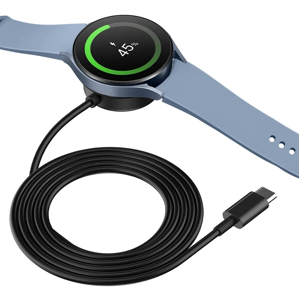 фото Беспроводное зарядное устройство Deppa (24023) для Galaxy Watch 2.5Вт/Type-C 1m (черный)