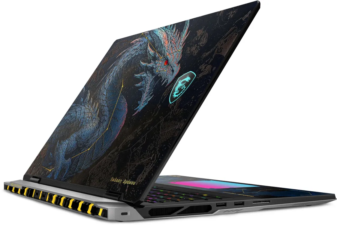 Ноутбук MSI Titan Dragon Edition 18 HX A2WJ-1251RU (18" IPS, Intel Core Ultra 9 290HX, 96Gb, 4Tb SSD, NVIDIA GeForce RTX 5090 24Gb, Windows 11 Home) (