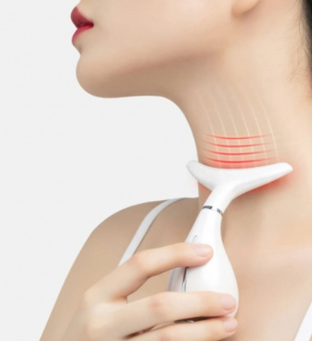 Ультразвуковой массажер Xiaomi WellSkins Sonic Color Light Neck (WX-MJ100) (белый)