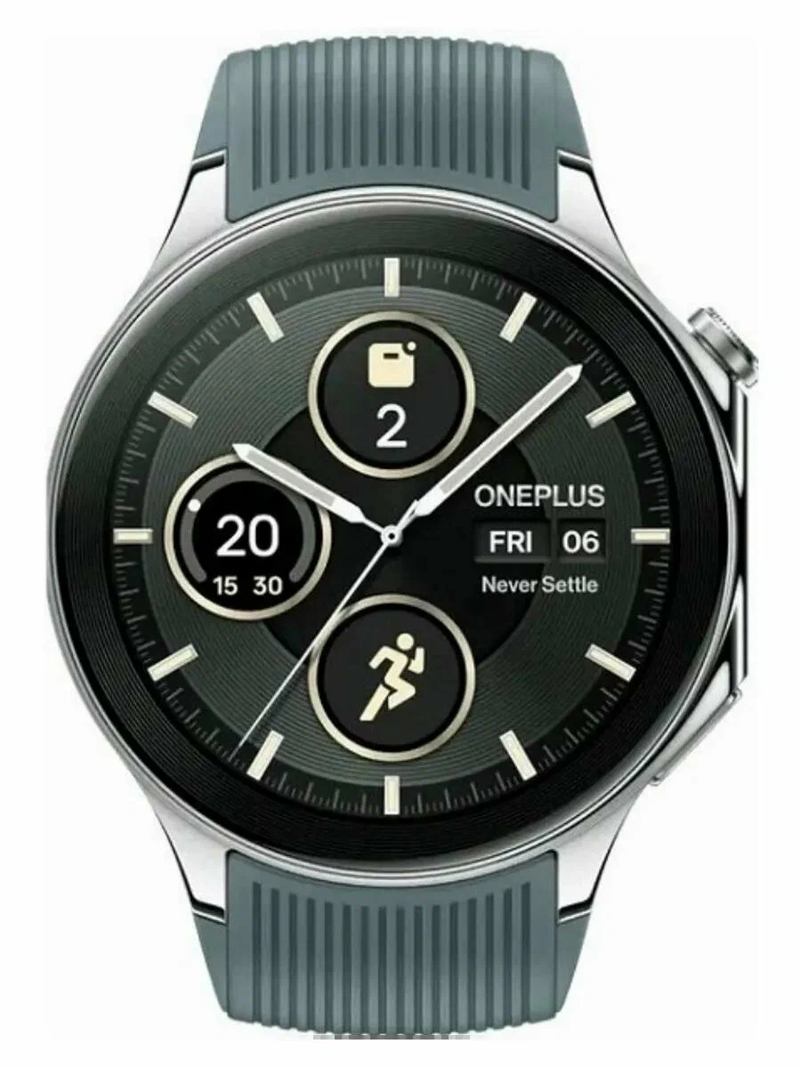 фото Смарт-часы OnePlus Watch 2 (Radiant Steel) (OPWWE231)