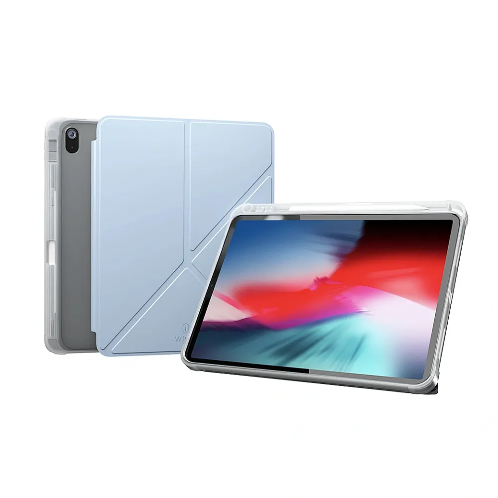 Чехол-книжка WIWU Classic III Case для Apple iPad 10 2022iPad 11 2025 полиуретан с подставкой GF-003 голубой 2200₽