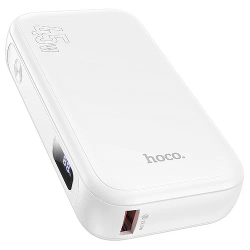 фото Внешний аккумулятор Hoco J98 Wireless Charging 15000 mAh 45W USB/Type-C/LED- дисплей (белый)