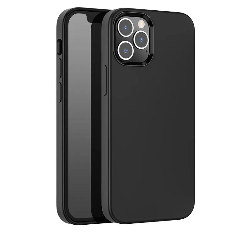 фото Чехол-накладка Hoco Pure Series для iPhone 14 Pro силиконовый (черный)