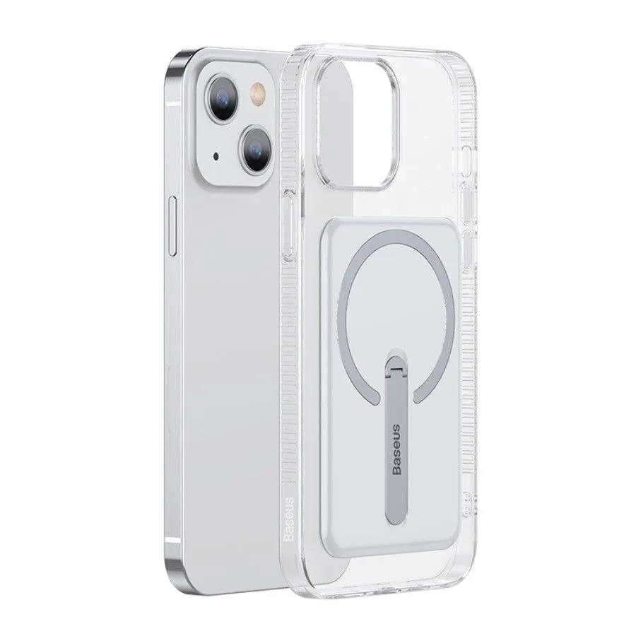 фото Чехол-накладка BASEUS Magnetic Phone Case для iPhone 13  (прозрачный)